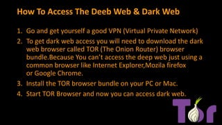 how to get on dark web on iphone